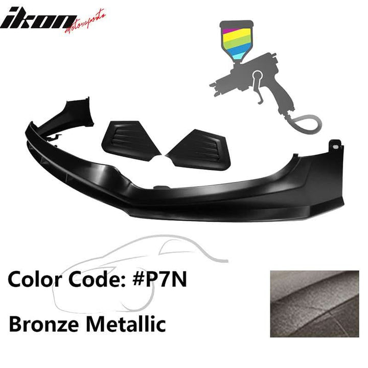2017-2018 Hyundai Elantra SPW Style Front Bumper Lip W/Covers PP
