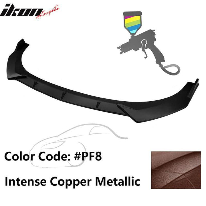 2021-2023 Hyundai Elantra 4DR Sedan Front Bumper Lip Spoiler PP 3PC