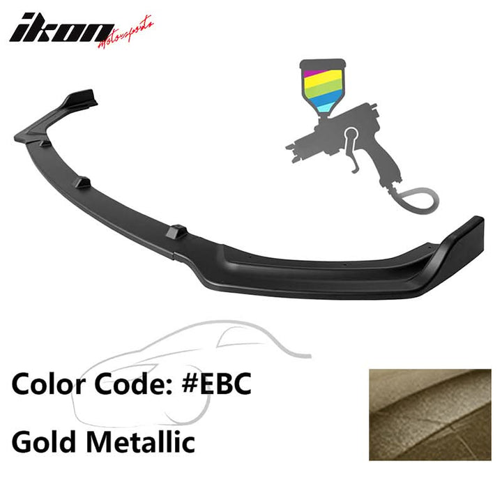 2018-2022 Infiniti Q50 Base Premium Painted Front Bumper Lip 3PC