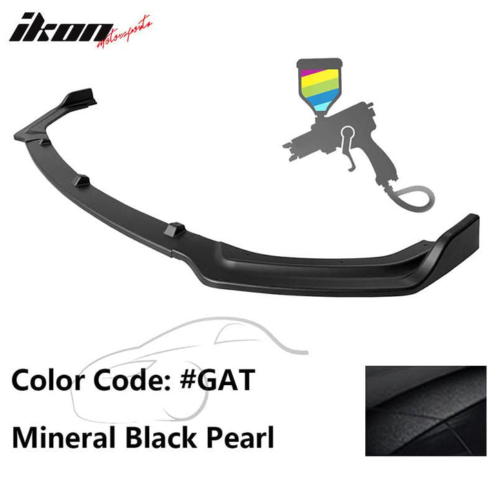 2018-2022 Infiniti Q50 Base Premium Painted Front Bumper Lip 3PC