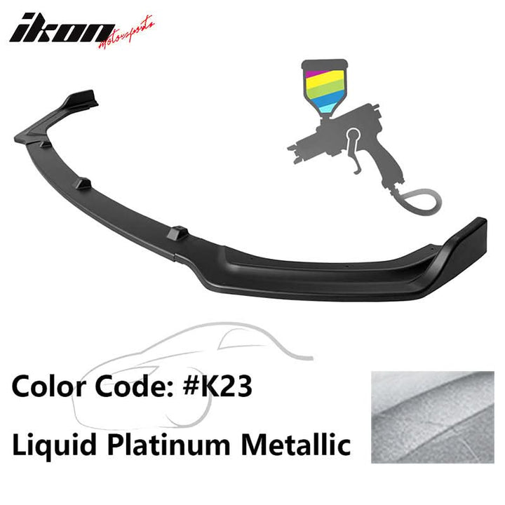 2018-2022 Infiniti Q50 Base Premium Painted Front Bumper Lip 3PC