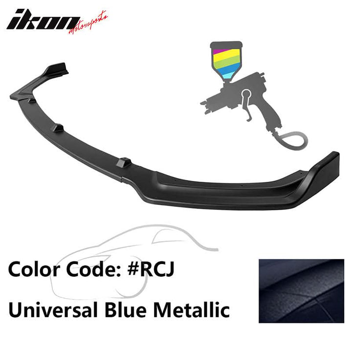 2018-2022 Infiniti Q50 Base Premium Painted Front Bumper Lip 3PC