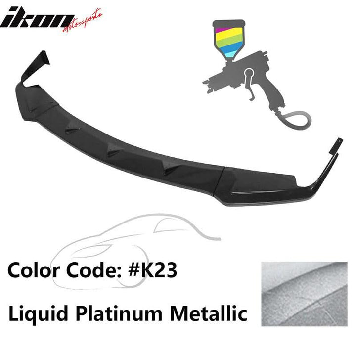 2014-2017 Infiniti Q50 Q50S Sport Model Painted Front Bumper Lip ABS