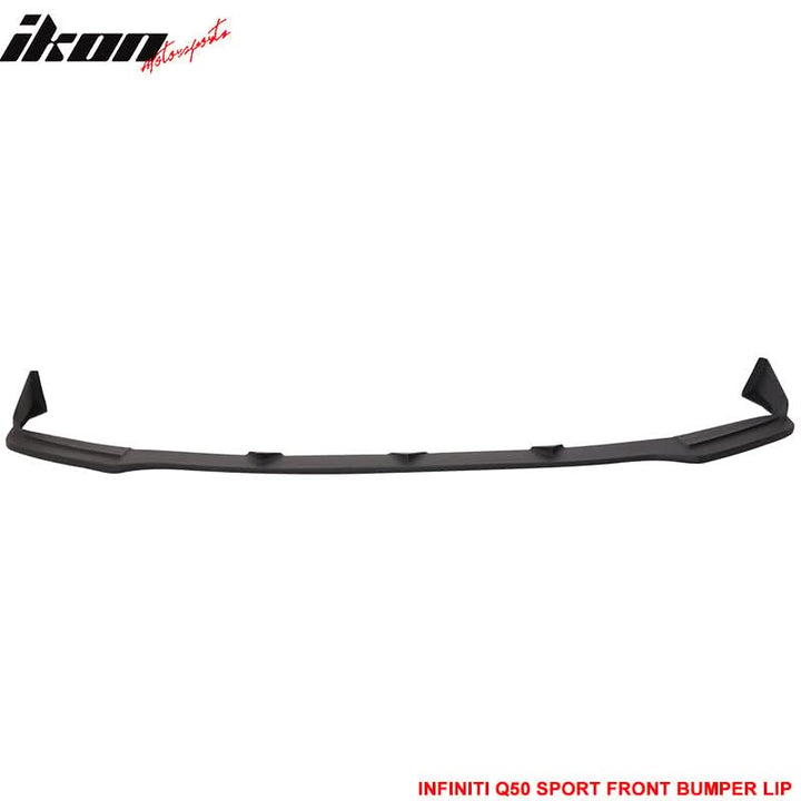 2014-2017 Infiniti Q50 Q50S Sport Model Painted Front Bumper Lip ABS