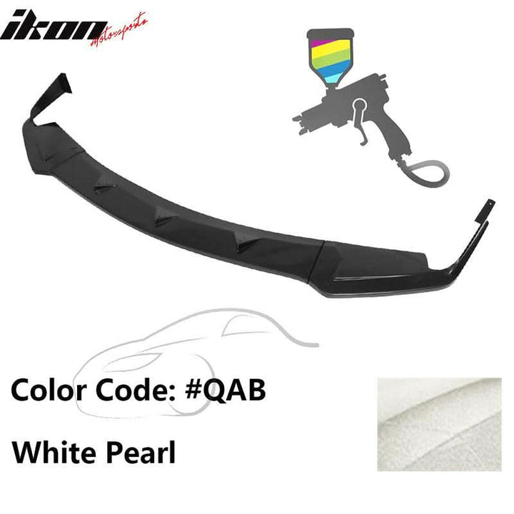 2014-2017 Infiniti Q50 Q50S Sport Model Painted Front Bumper Lip ABS