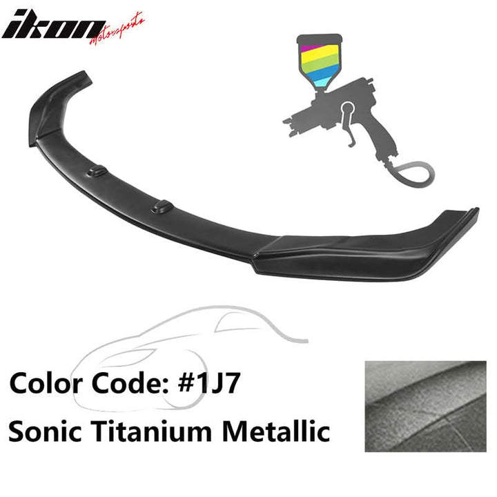 2016-2019 Lexus GS V2 Style Painted Front Bumper Lip Spoiler Painted