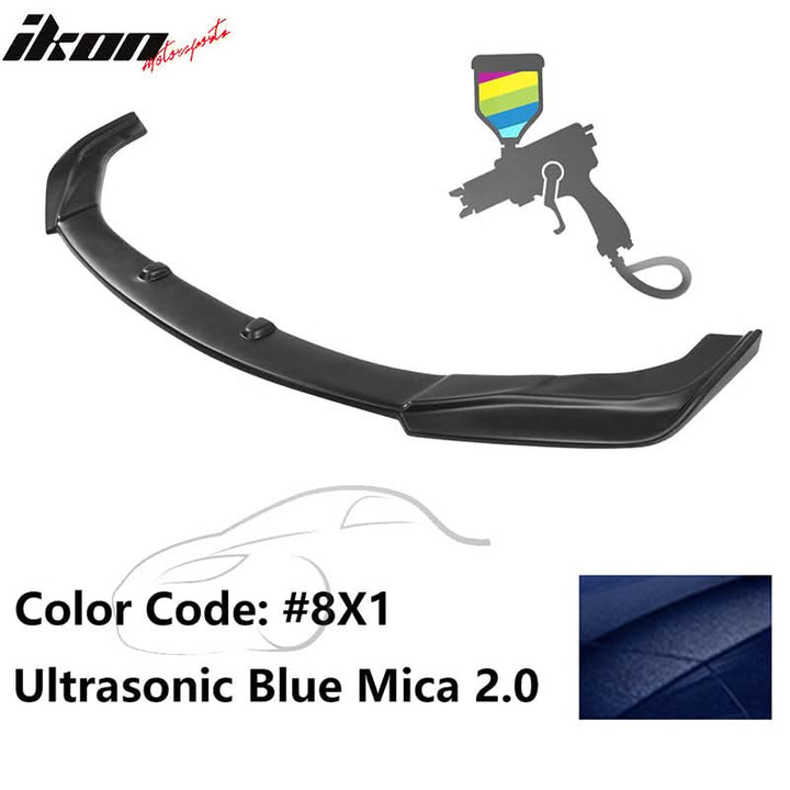 2016-2019 Lexus GS V2 Style Painted Front Bumper Lip Spoiler Painted