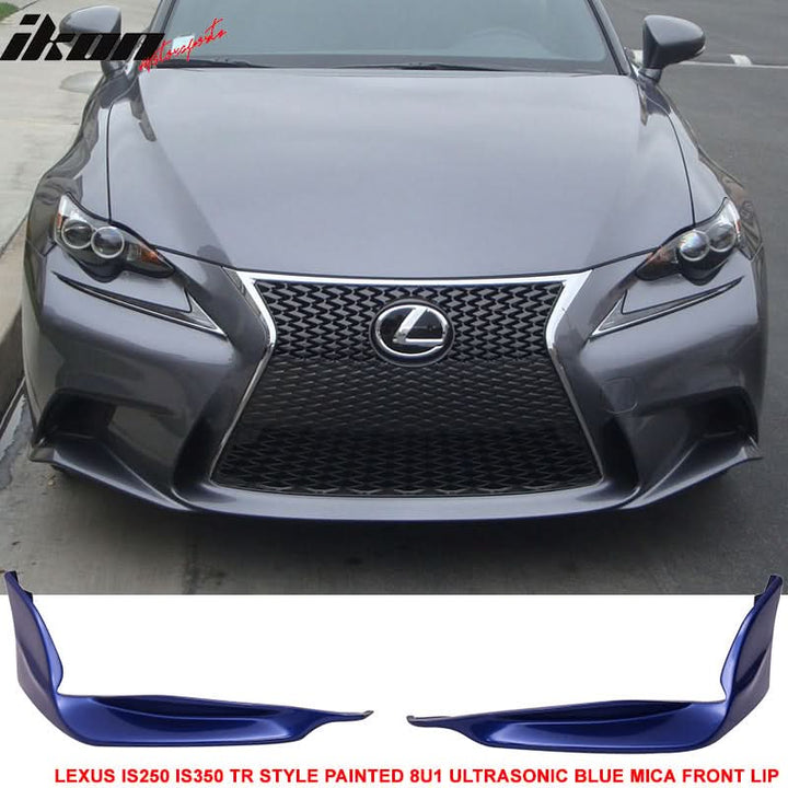 2014-2016 Lexus IS Model TR-D Style Front Bumper Lip Splitters 2PC