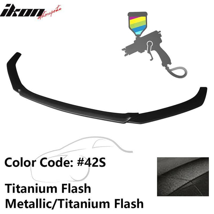2014-2017 Mazda 3 V1 Style Painted Front Bumper Lip Spoiler PP