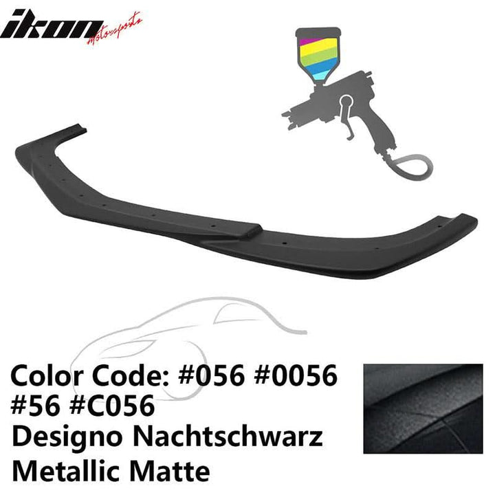 2012-2014 Benz W204 C63 AMG GH Style Painted Front Bumper Lip ABS