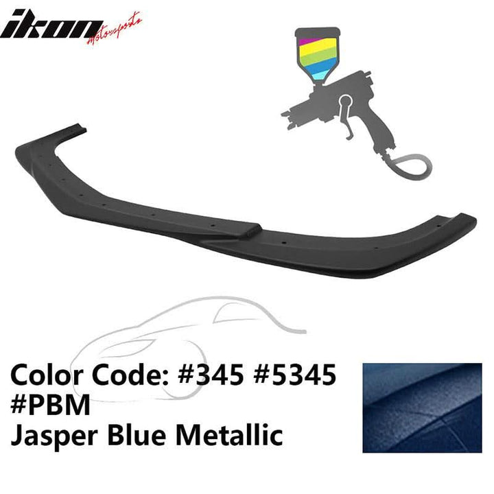 2012-2014 Benz W204 C63 AMG GH Style Painted Front Bumper Lip ABS