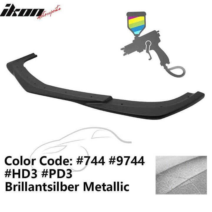 2012-2014 Benz W204 C63 AMG GH Style Painted Front Bumper Lip ABS