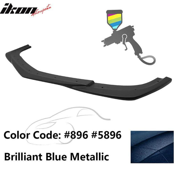 2012-2014 Benz W204 C63 AMG GH Style Painted Front Bumper Lip ABS