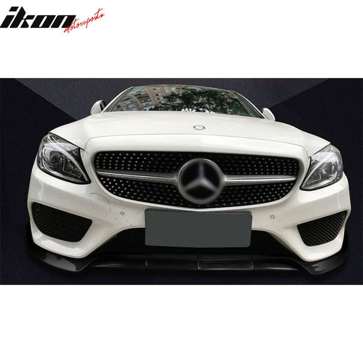 2015-2018 Benz W205 C-Class AMG B Front Lip PP