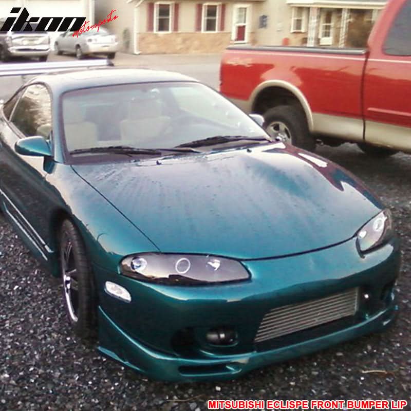 1997-1999 Mitsubishi Eclipse JDM Sport Unpainted Front Bumper Lip PU