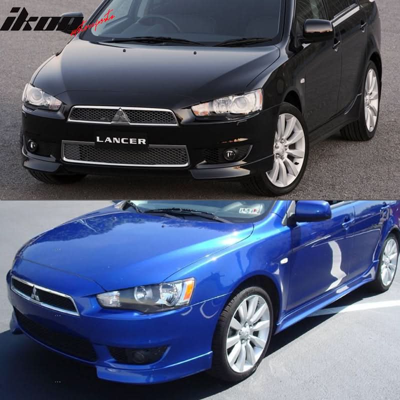 2008-2015 Mitsubishi Lancer OE PP Front Lip Splitter