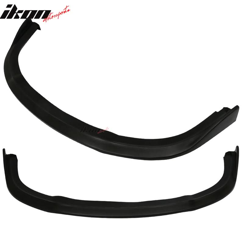 2009-2015 Mitsubishi Lancer CS Unpainted Black Front Bumper Lip PU