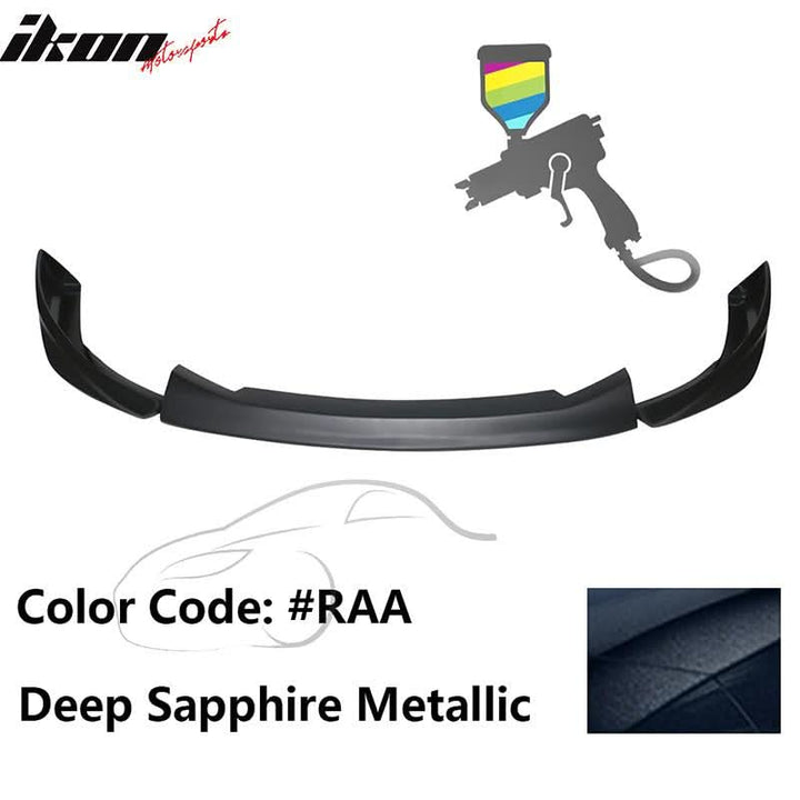2013-2017 Nissan 370Z TK Style Painted  PP Front Bumper Lip Spoiler