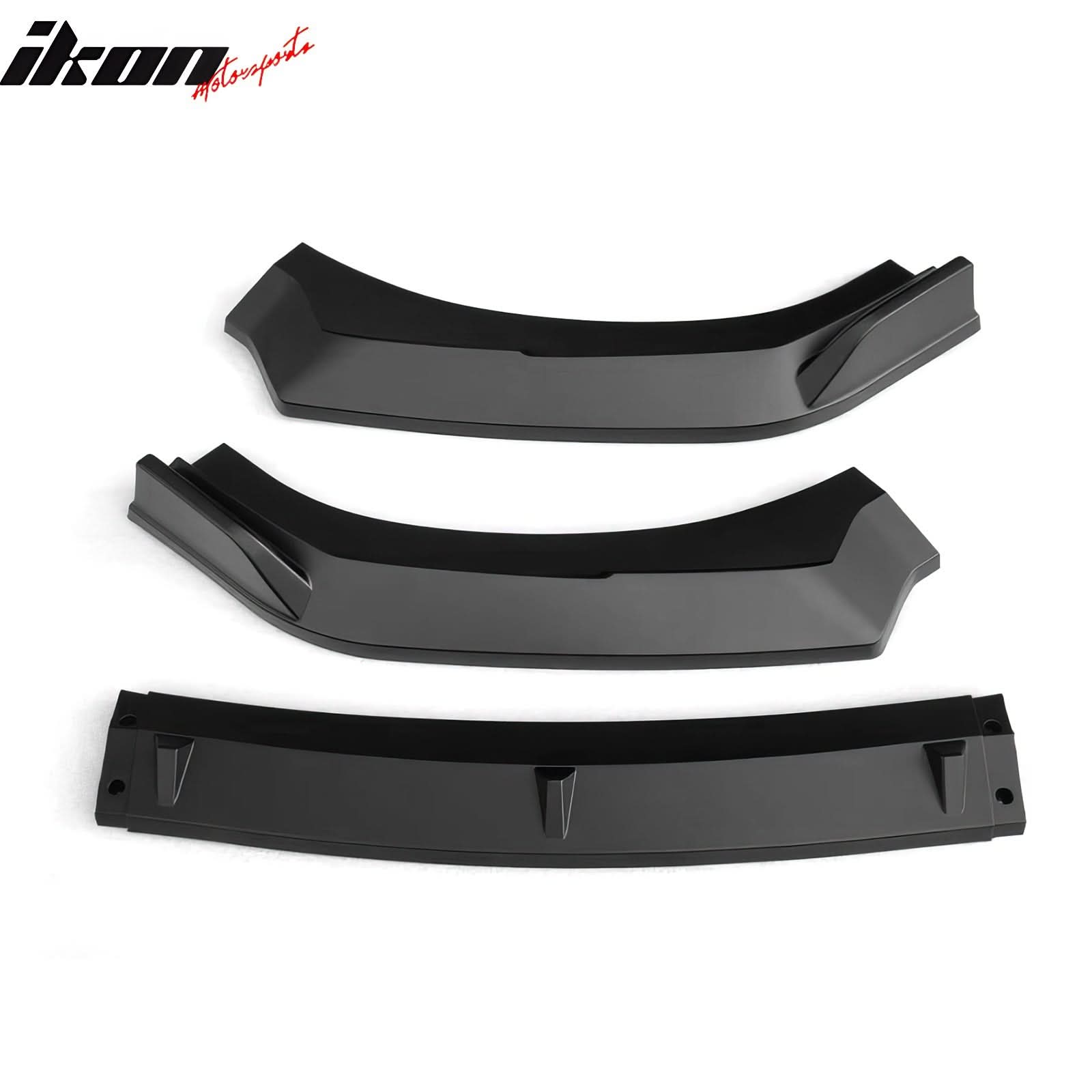 2022-2025 Subaru BRZ JDM 2 Style Matte Black 3PCS Front Bumper Lip