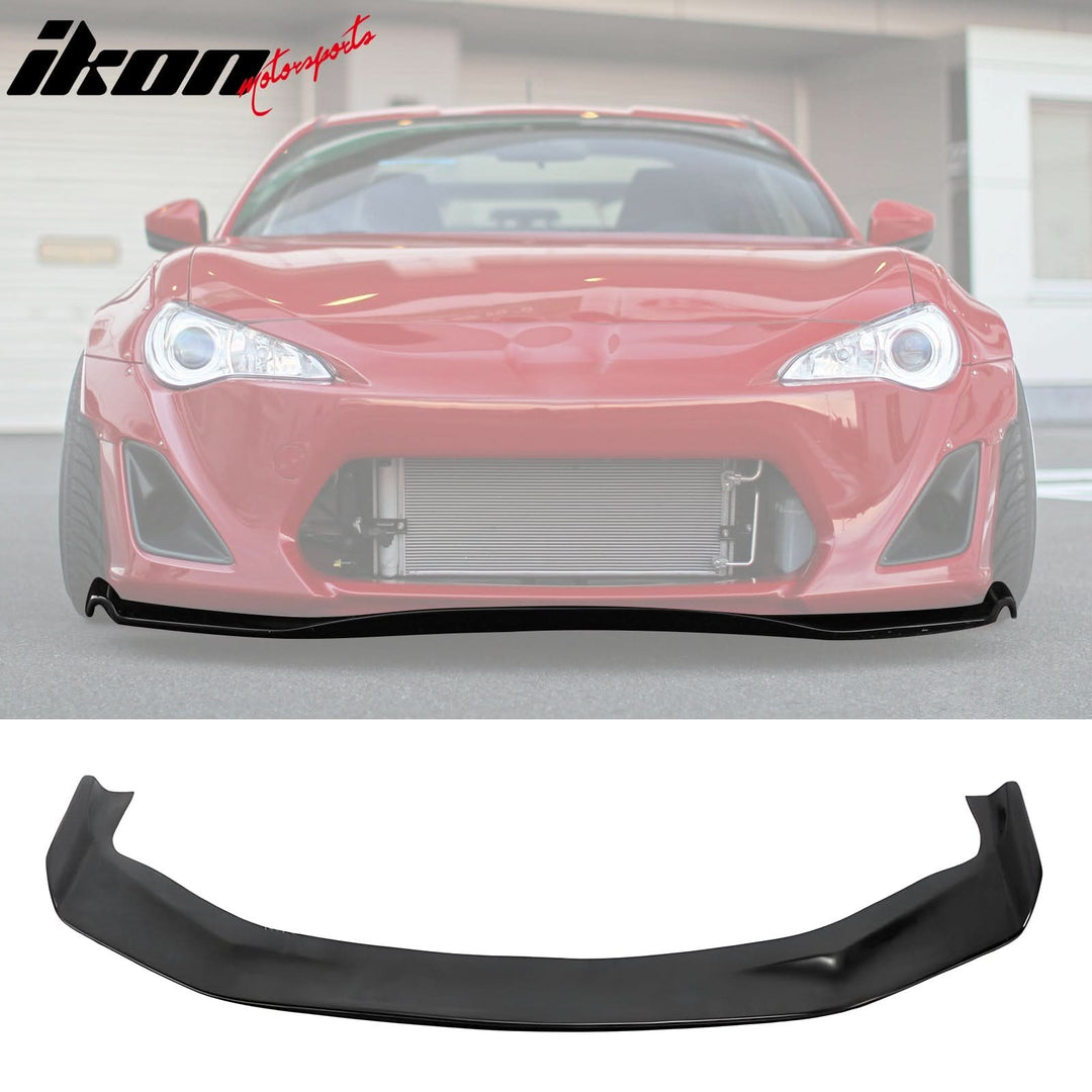 Universal GR Style Front Bumper Lip Spoiler Chin Splitter Unpainted PU