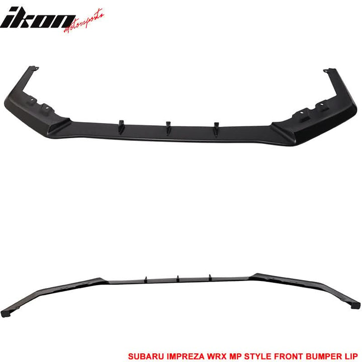 2015-2017 Subaru WRX STI MP MPX Painted Front Bumper Lip ABS