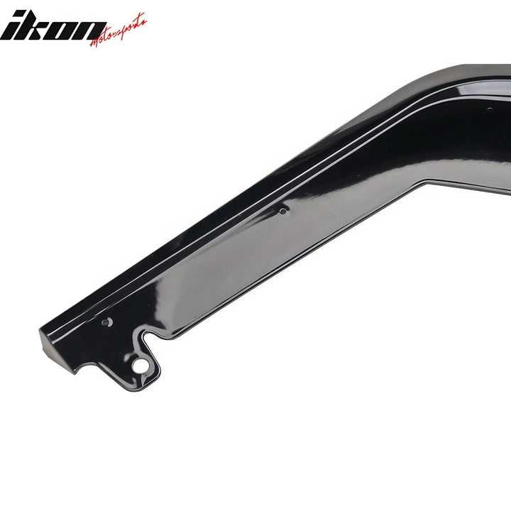 2015-2017 Subaru WRX STI MPX Style Gloss Black Front Bumper Lip PP 3PC