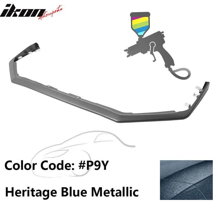 2015-2017 Subaru WRX STI Carbon Paint Front Bumper Lip Spoiler ABS