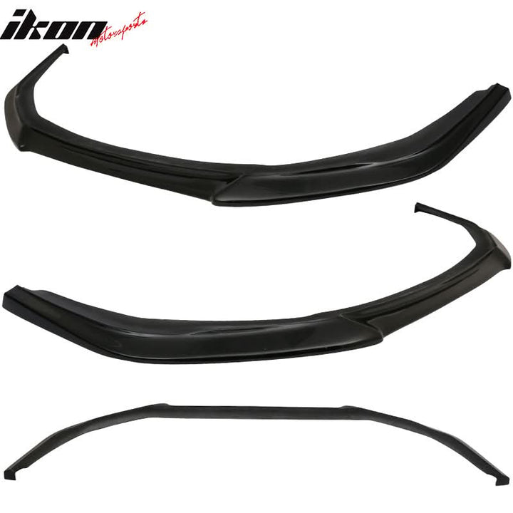 2014-2016 Scion tC 2.5 Painted Black #202 Front Bumper Lip PU