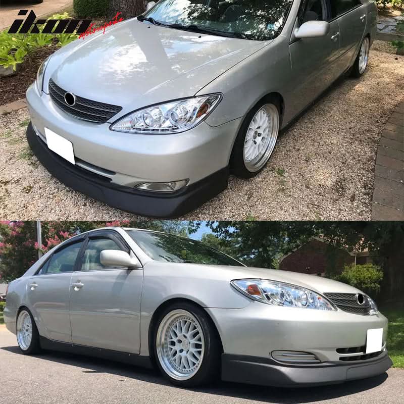 2002-2003 Camry Sedan 4Dr VIP Style Front Bumper Lip Spoiler PU