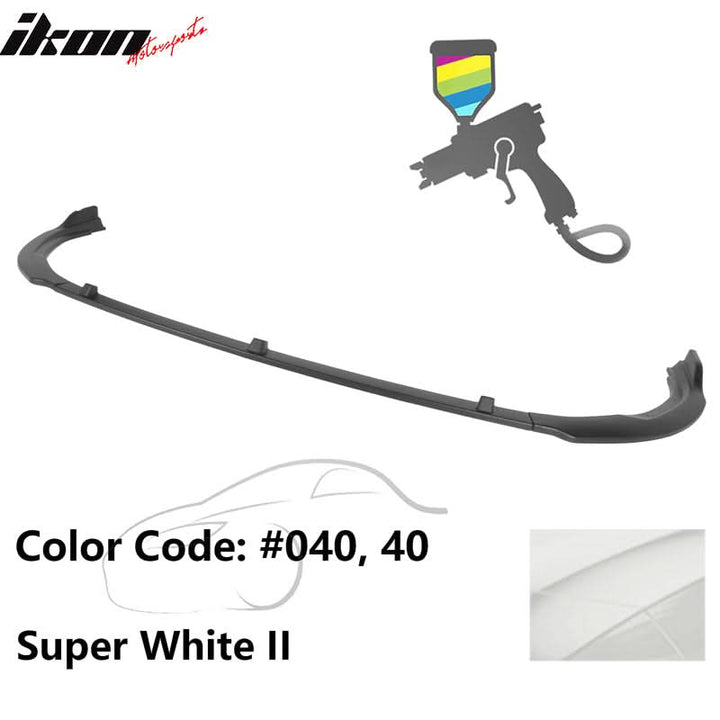 2018-2020 Toyota Camry LE Style Front Bumper Lip PP 4Dr