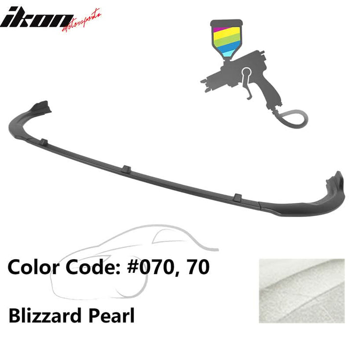 2018-2020 Toyota Camry LE Style Front Bumper Lip PP 4Dr