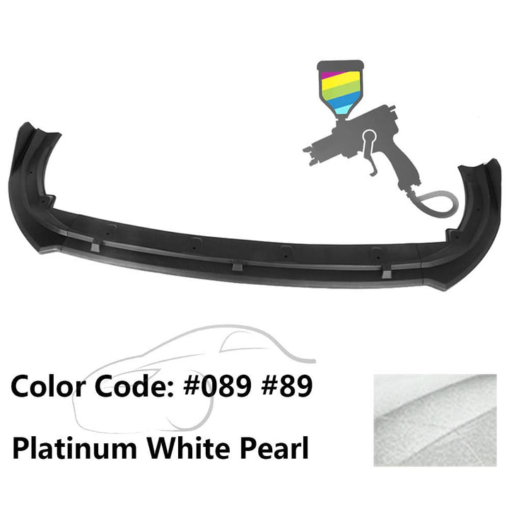2018-2020 Toyota Camry XLE LE V2 Style Painted Front Bumper Lip PP 3PC