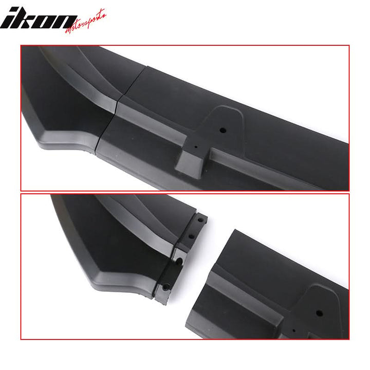 2018-2020 Toyota Camry XLE LE V2 Style Matte Front Lip Splitter PP 3PC