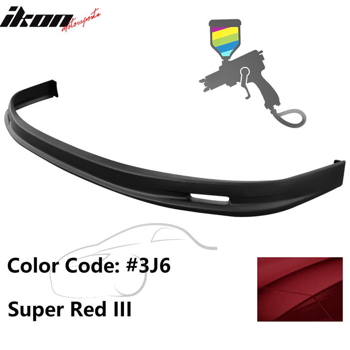 2005-2006 Toyota Corolla Sedan Mugen Style Front Bumper Lip Painted PP