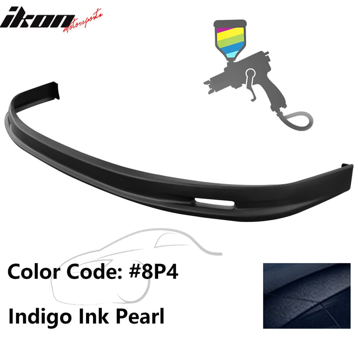 2005-2006 Toyota Corolla Sedan Mugen Style Front Bumper Lip Painted PP