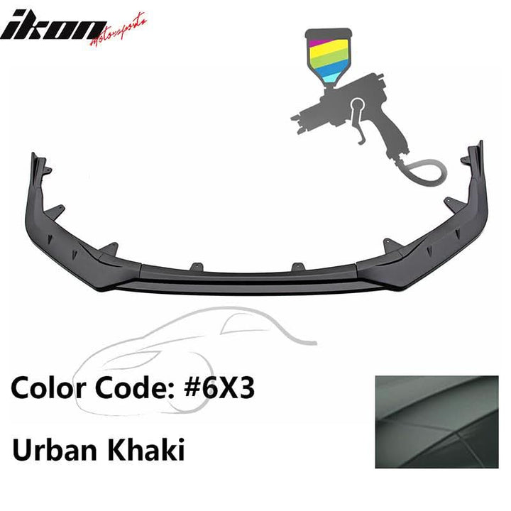 2020-2022 Toyota Corolla SE XSE 4Dr IKON Style Front Bumper Lip PP 3PC