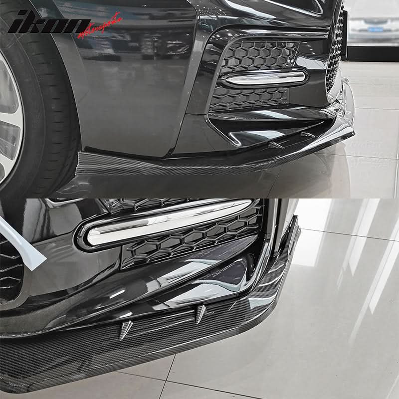 2020-2022 Toyota Corolla SE XSE 4Dr IKON Style Front Bumper Lip PP 3PC