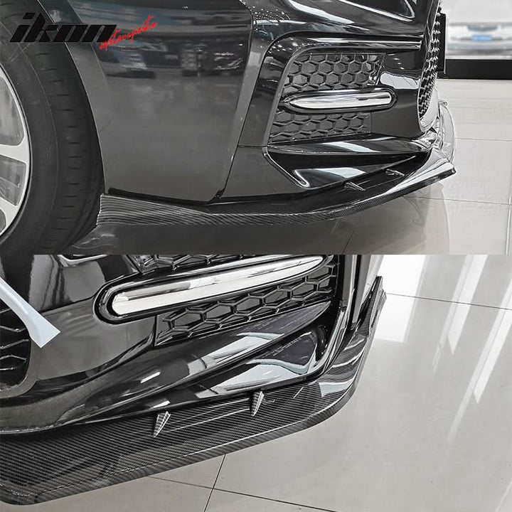 2020-2022 Toyota Corolla SE XSE 4Dr IKON Style Front Bumper Lip PP 3PC