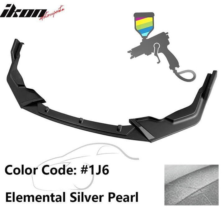 2020-2022 Toyota Corolla SE XSE C Style Front Bumper Lip PP 3PC