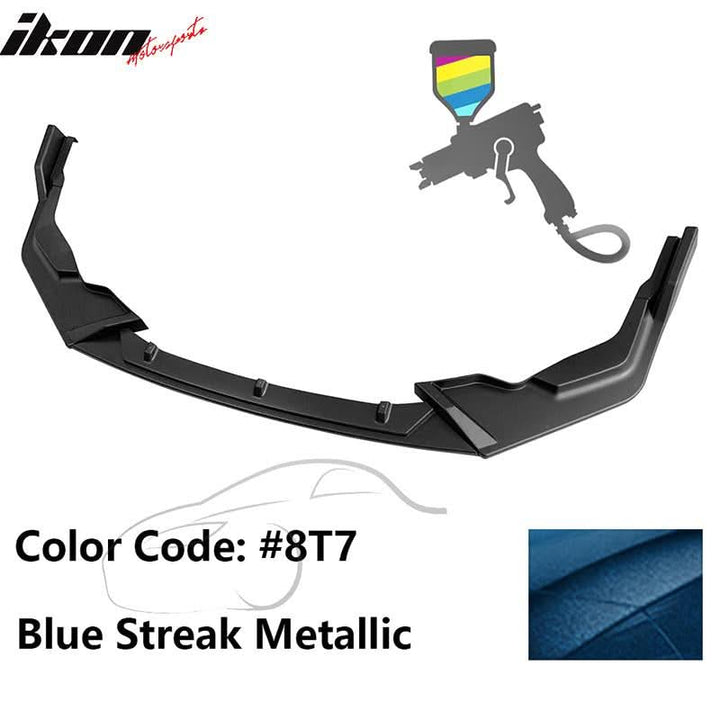 2020-2022 Toyota Corolla SE XSE C Style Front Bumper Lip PP 3PC
