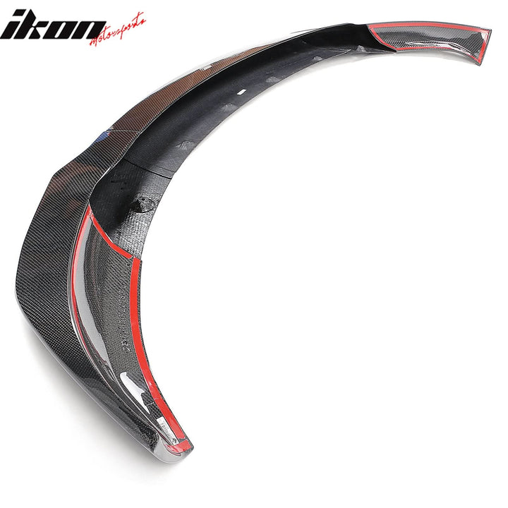 2017-2023 Tesla Model 3 Track Pack Gloss Black Front Lip Carbon Fiber
