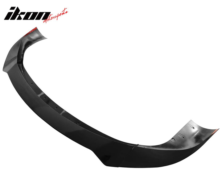 2021-2025 Tesla Model S Track Pack Style Front Bumper Lip Gloss Black