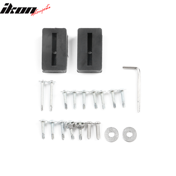 Universal 62"-66" A Style Front Bumper Lip ABS 3PC