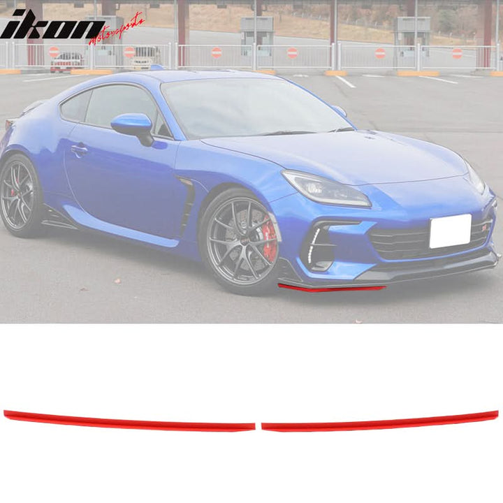 2022-2025 Subaru BRZ Coupe 2-Door STI Unpainted Front Bumper Lip ABS