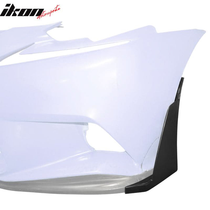 2014-2016 Lexus IS F Sport JDM Unpainted Front Bumper Winglets PU