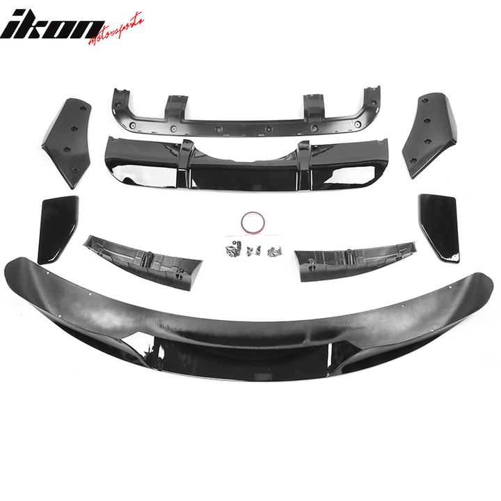 2014-2018 BMW F15 M Sport Front Bumper Lip Rear Diffuser