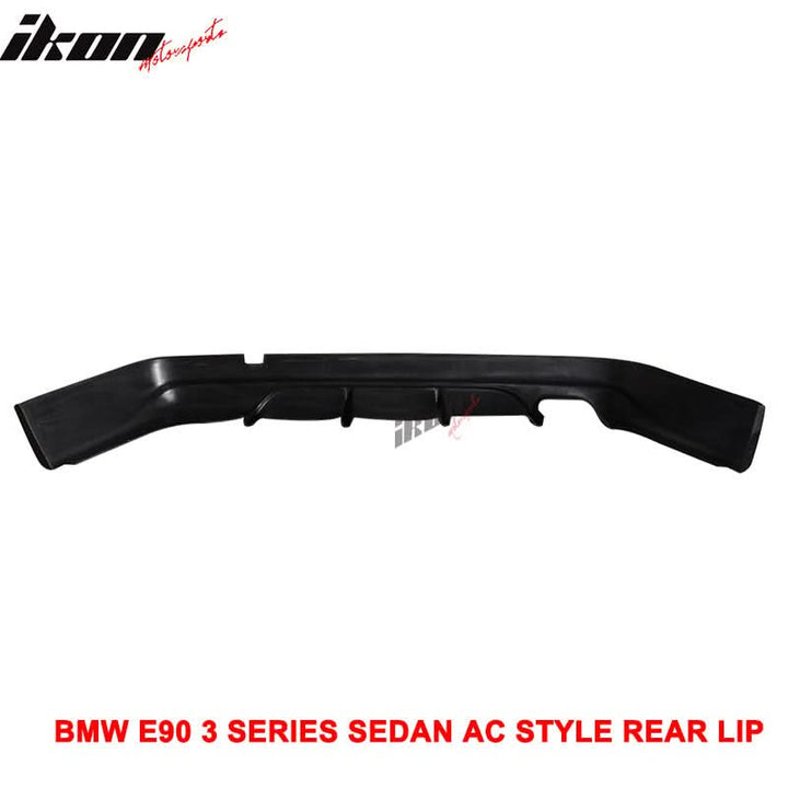 2005-2012 BMW E90 3-Series 4Dr Sedan Rear Bumper Lip Spoiler PU