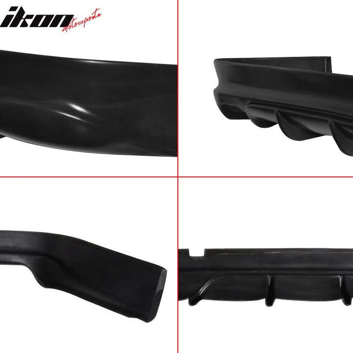 2005-2012 BMW E90 3-Series 4Dr Sedan Rear Bumper Lip Spoiler PU