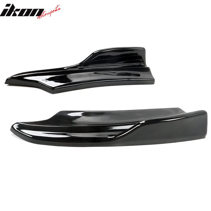 2020-2023 Dodge Charger IKON Matte Black Rear Bumper Side Apron PP