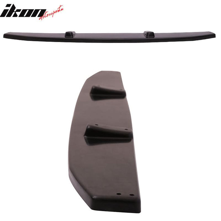 2013-2014 Ford Mustang V6 V8 PU Rear Bumper Center Diffuser Splitter